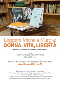 Leggere Michela Murgia – Biblioteca di Courmayeur